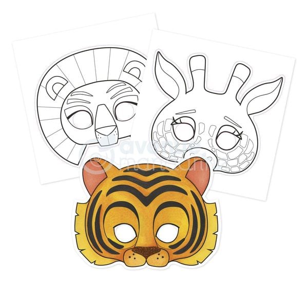 Produktbild: Graffy Pop, Maskenmalbuch Tiere