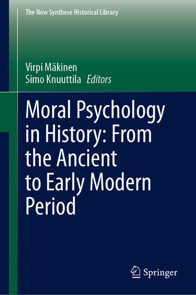 Produktbild: Moral Psychology in History: From the Ancient to Early Modern Period