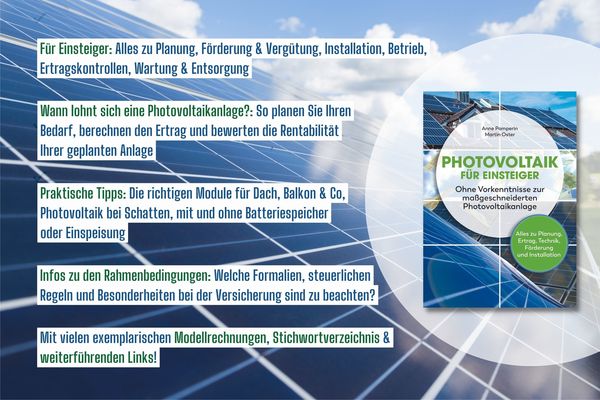 Photovoltaik für Einsteiger' von 'Anne Pamperin' - Buch -  '978-3-517-30331-4