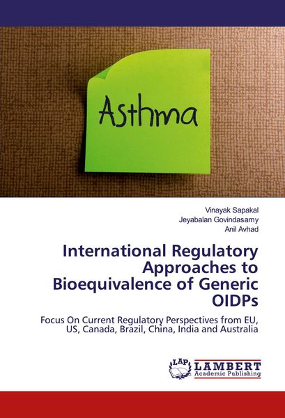 Produktbild: International Regulatory Approaches to Bioequivalence of Generic OIDPs