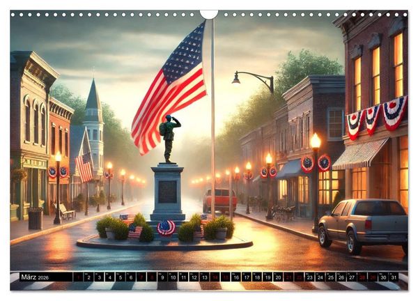 Produktbild: USA - Der amerikanische Geist (Wandkalender 2026 DIN A3 quer), CALVENDO Monatskalender