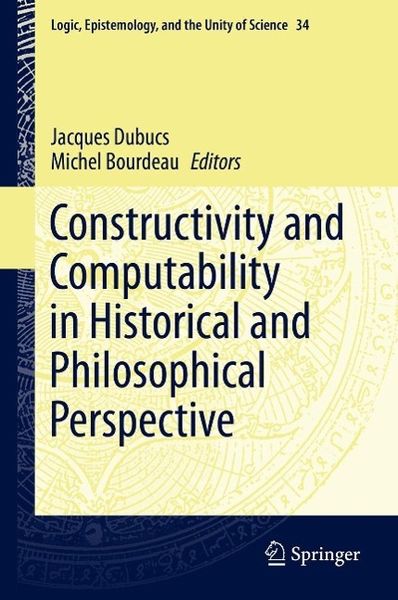 Produktbild: Constructivity and Computability in Historical and Philosophical Perspective