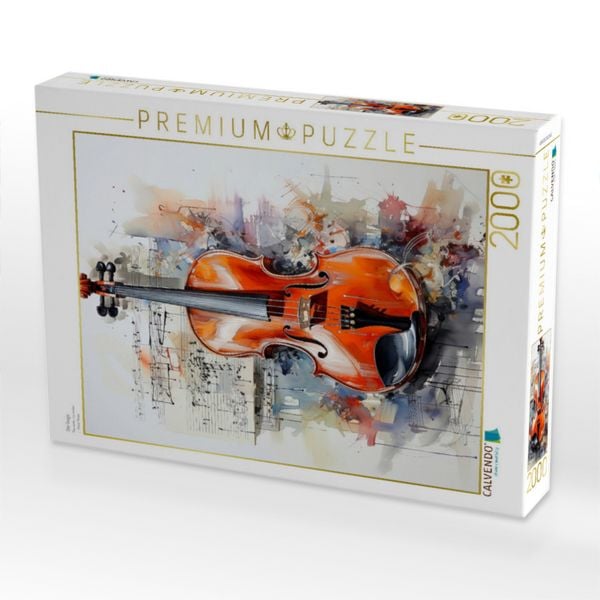 Produktbild: CALVENDO Puzzle Die Geige | 2000 Teile Lege-Gr&ouml;&szlig;e 90x67cm Foto-Puzzle f&uuml;r gl&uuml;ckliche Stunden