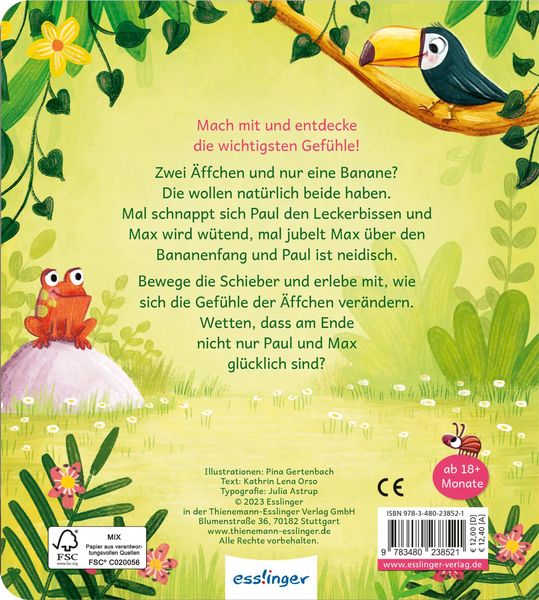 Produktbild: Gl&uuml;cklich, traurig, neidisch, froh - alle &Auml;ffchen f&uuml;hlen so!