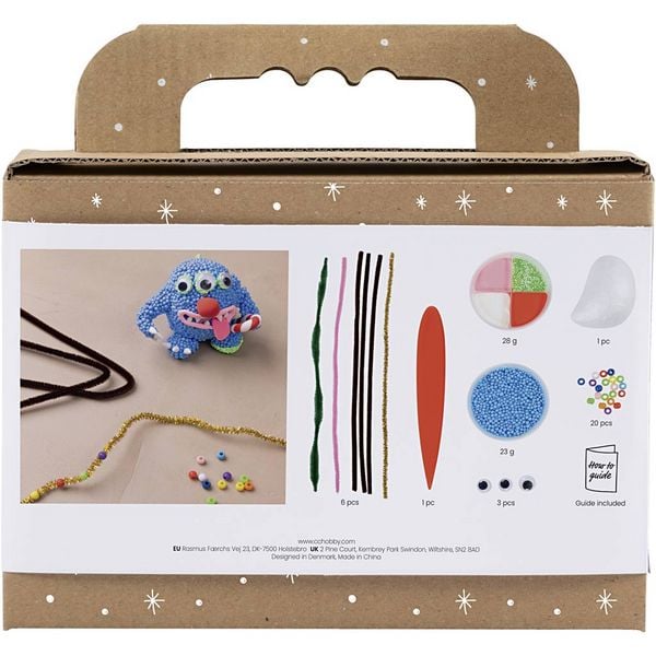 Produktbild: Creativ Company Mini Kreativ Set Modellieren, Rentiermonster, sortierte Farben