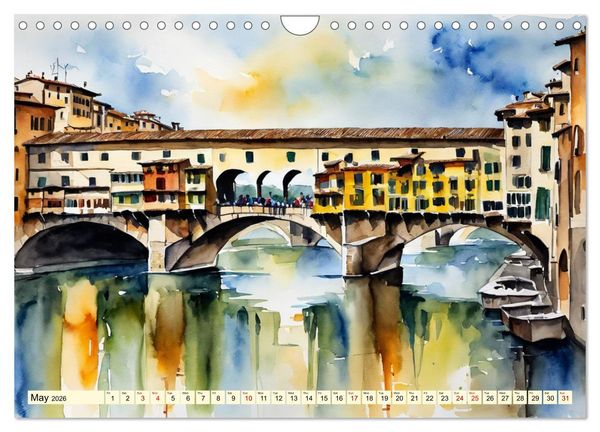 Produktbild: The most famous bridges in the world (Wall Calendar 2026 DIN A4 landscape), CALVENDO 12 Month Wall Calendar
