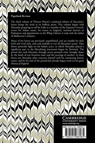 Produktbild: The Letters of Thomas Babington Macaulay