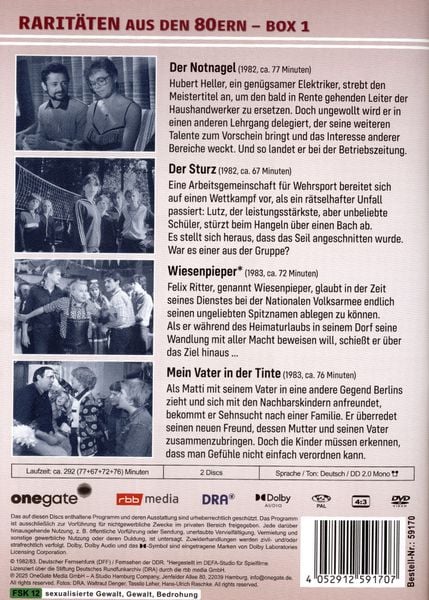 Produktbild: Rarit&auml;ten aus den 80ern - Box 1 (DDR TV-Archiv) [2 DVDs]