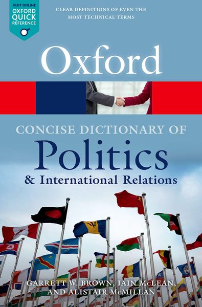 Produktbild: The Concise Oxford Dictionary of Politics and International Relations