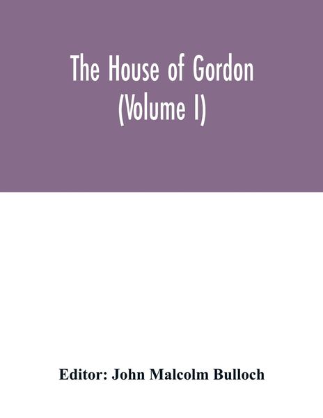 Produktbild: The house of Gordon (Volume I)
