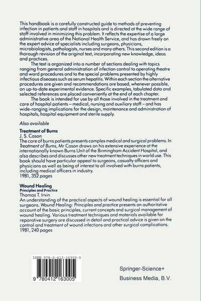 Produktbild: Control of Hospital Infection