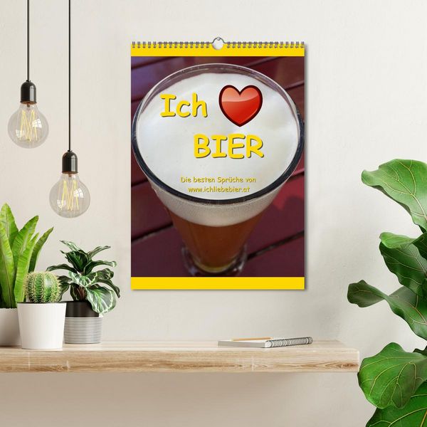 Produktbild: Ich liebe Bier (Wandkalender 2026 DIN A3 hoch), CALVENDO Monatskalender