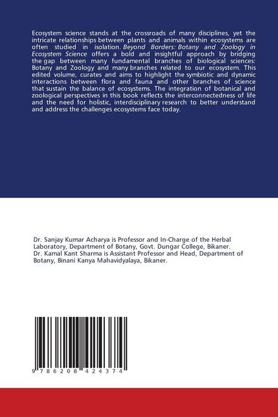 Produktbild: Beyond Borders: Botany and Zoology in Ecosystem Science