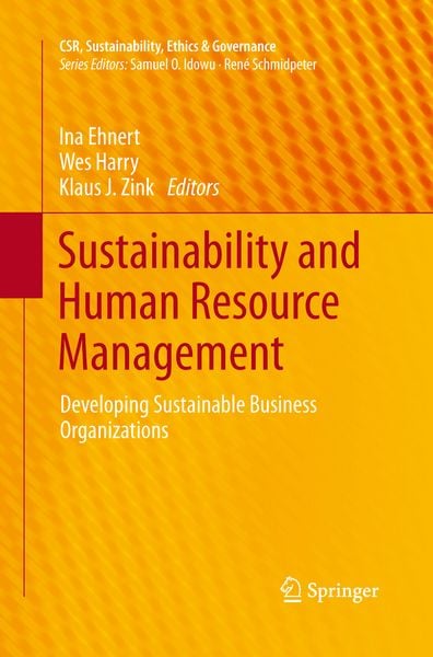 Produktbild: Sustainability and Human Resource Management