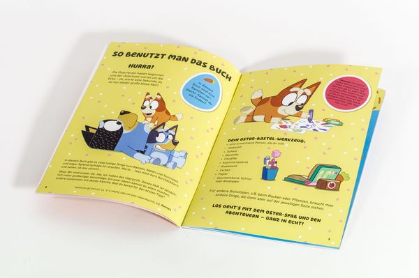Produktbild: BLUEY &ndash; Oster-Spa&szlig; &ndash; Ein Bastel- und Kreativ-Buch