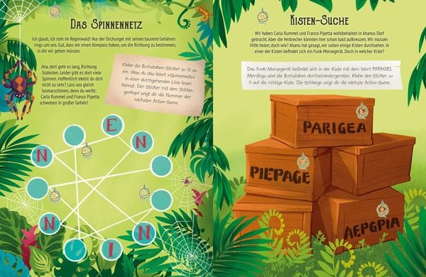 Produktbild: Escape-Stickerbuch &ndash; Verschollen im Dschungel