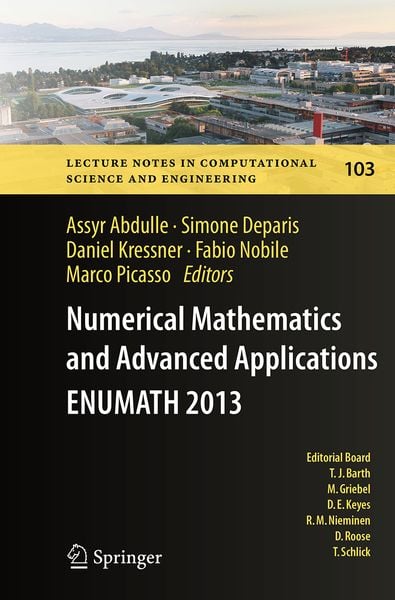 Produktbild: Numerical Mathematics and Advanced Applications - ENUMATH 2013