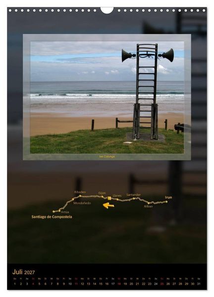 Produktbild: Camino del Norte (Wandkalender 2027 DIN A3 hoch), CALVENDO Monatskalender