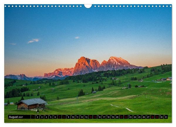 Produktbild: Sehnsucht Seiser Alm (Wandkalender 2027 DIN A3 quer), CALVENDO Monatskalender