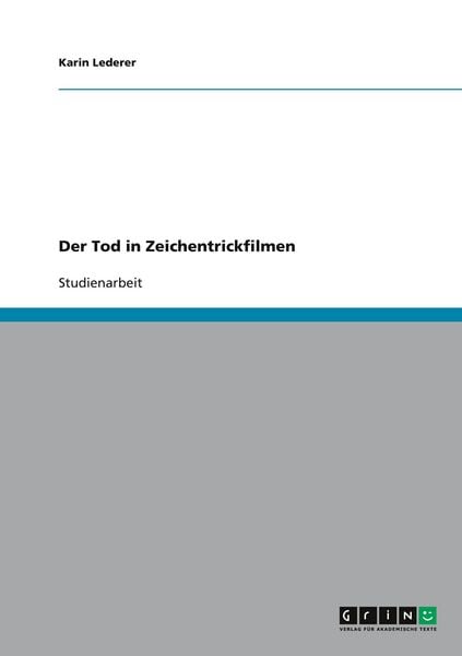 Produktbild: Der Tod in Zeichentrickfilmen