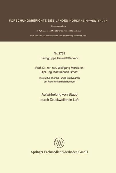 Produktbild: Aufwirbelung von Staub durch Druckwellen in Luft