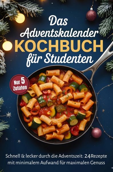 Produktbild: Das Adventskalender-Kochbuch f&uuml;r Studenten