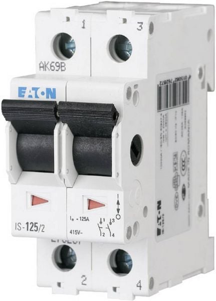 Hauptschalter 2polig 16 A 2 Öffner, 2 Schließer 240 V/AC Eaton 276255