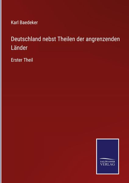 Produktbild: Deutschland nebst Theilen der angrenzenden L&auml;nder