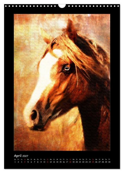 Produktbild: Art Horse 2027 (Wandkalender 2027 DIN A3 hoch), CALVENDO Monatskalender