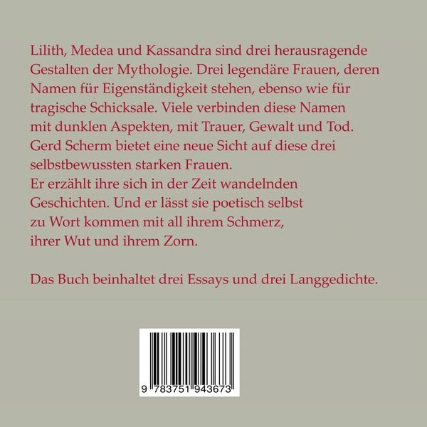 Produktbild: Drei starke Frauen - Lilith Medea Kassandra