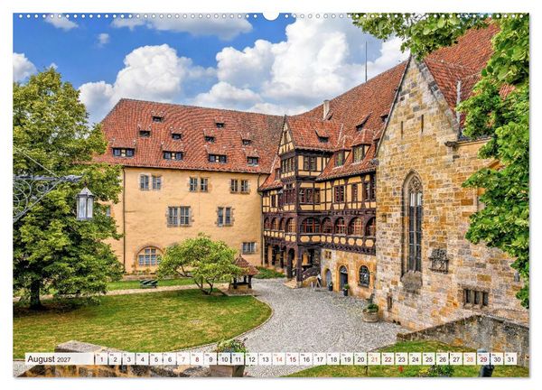 Produktbild: Coburg - Veste, Markt & mehr (hochwertiger Premium Wandkalender 2027 DIN A2 quer), Kunstdruck in Hochglanz