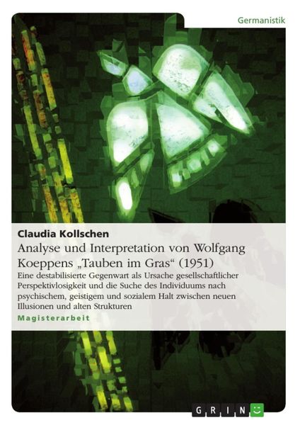 Produktbild: Zu: Wolfgang Koeppen 'Tauben im Gras' (1951)'