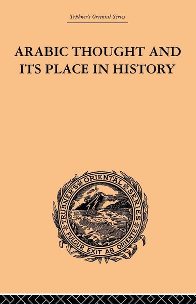 Produktbild: Arabic Thought and its Place in History