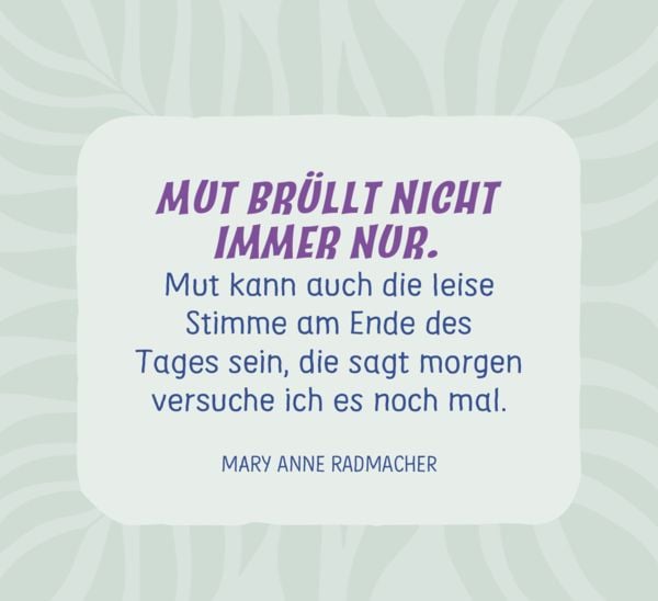 Produktbild: Du bist mutiger als du denkst und st&auml;rker als du glaubst