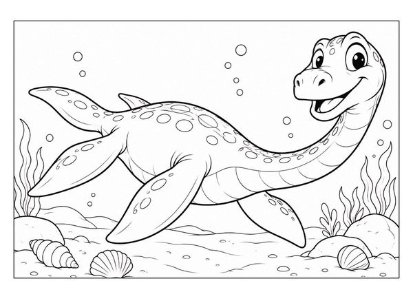 Produktbild: Dino Malbuch f&uuml;r Kinder ab 4 Jahren mit 50 s&uuml;&szlig;en Ausmalbildern