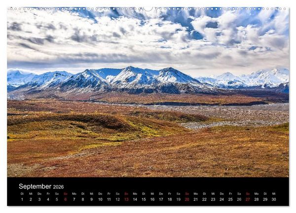 Produktbild: Alaska 2026 Wildes Land am Ende der Welt (hochwertiger Premium Wandkalender 2026 DIN A2 quer), Kunstdruck in Hochglanz