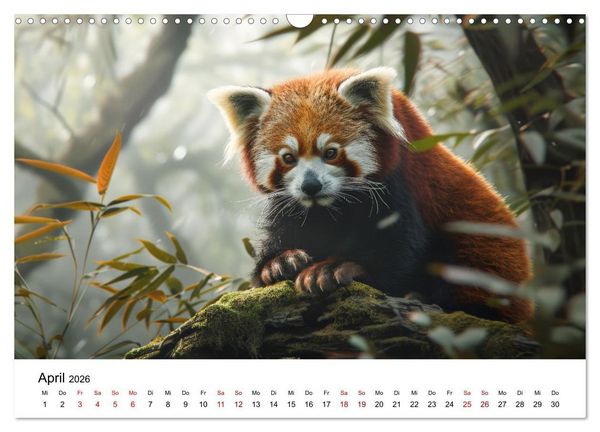 Produktbild: Magische Tierwelt Asiens (Wandkalender 2026 DIN A3 quer), CALVENDO Monatskalender