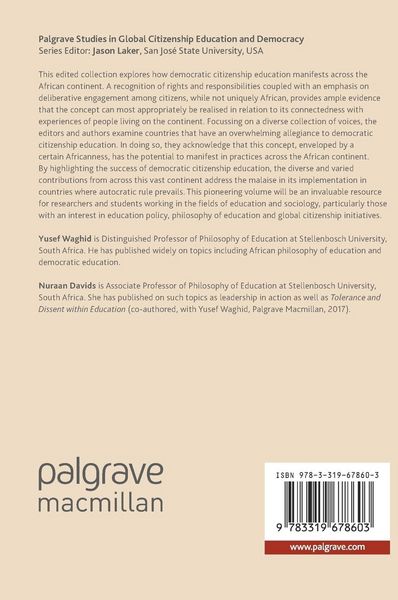 Produktbild: African Democratic Citizenship Education Revisited