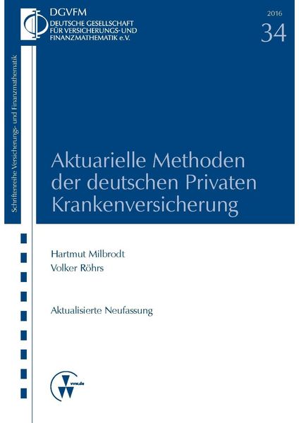 Produktbild: Aktuarielle Methoden der deutschen Privaten Krankenversicherung
