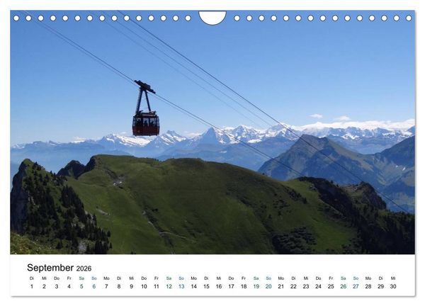 Produktbild: Stockhorn &ndash; &Uuml;ber Stock und Stein (Wandkalender 2026 DIN A4 quer), CALVENDO Monatskalender