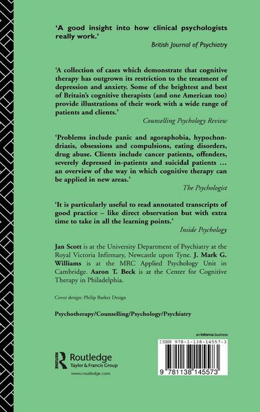 Produktbild: Cognitive Therapy in Clinical Practice