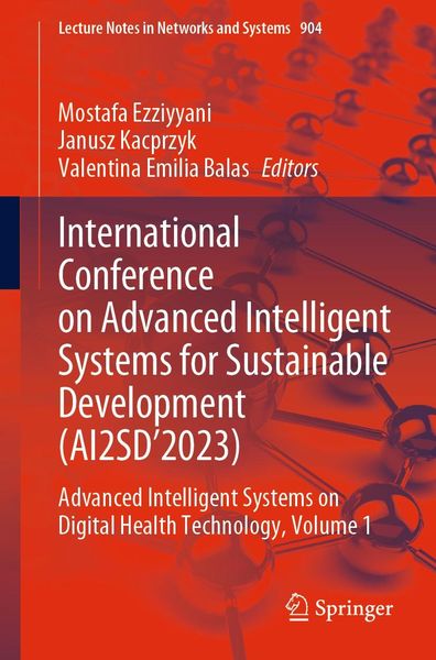 Produktbild: International Conference on Advanced Intelligent Systems for Sustainable Development (AI2SD'2023)