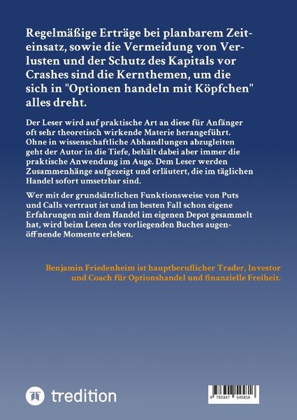 Produktbild: Optionen handeln mit K&ouml;pfchen - Profitable Tipps aus der Praxis f&uuml;r fortgeschrittene Optionstrader