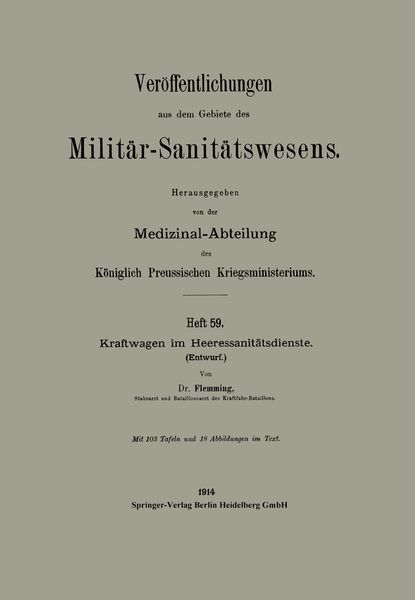 Produktbild: Kraftwagen im Heeressanit&auml;tsdienste
