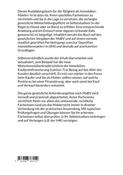 Produktbild: Immobilien-Maklerbuch