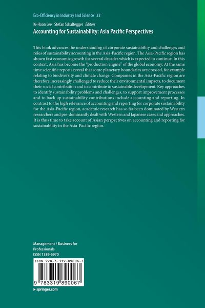 Produktbild: Accounting for Sustainability: Asia Pacific Perspectives