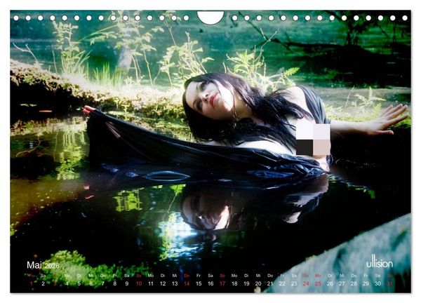 Produktbild: OPHELIA, sinnlich - mystisch - sehnsuchtsvoll (Wandkalender 2026 DIN A4 quer), CALVENDO Monatskalender