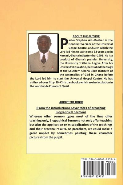 Produktbild: Biographical Sermon Outlines for all Preachers Volume 1