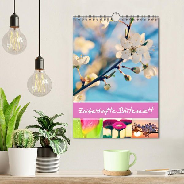 Produktbild: Zauberhafte Bl&uuml;tenwelt / Planer (Wandkalender 2026 DIN A4 hoch), CALVENDO Monatskalender