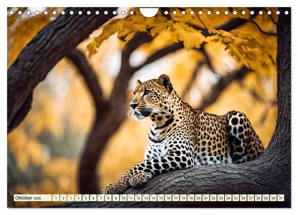 Produktbild: Gefleckte J&auml;ger (Wandkalender 2026 DIN A4 quer), CALVENDO Monatskalender